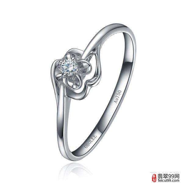 翡翠21克拉钻石戒指图片 欧宝丽珠宝网-如何挑选钻石戒指