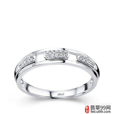 翡翠男钻石戒指价格图片大全 最后一款的钻石戒指是三款当中最贵的