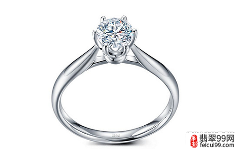 翡翠钻石戒指的款式和价位 在购买的时候非常的方便