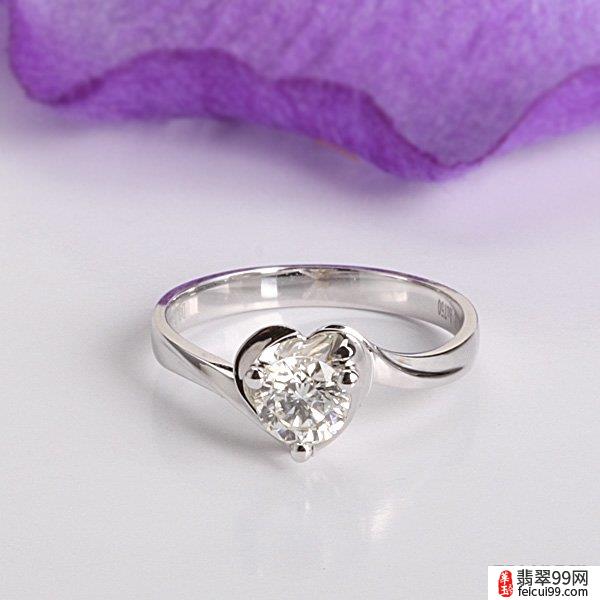 翡翠750钻石戒指价格 欧宝丽珠宝网-钻石戒指款式